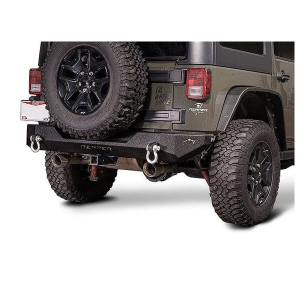 Reaper Off-Road, Rear Bumper, without 3" Cube Light Mounts for 07-18 Jeep Wrangler JK