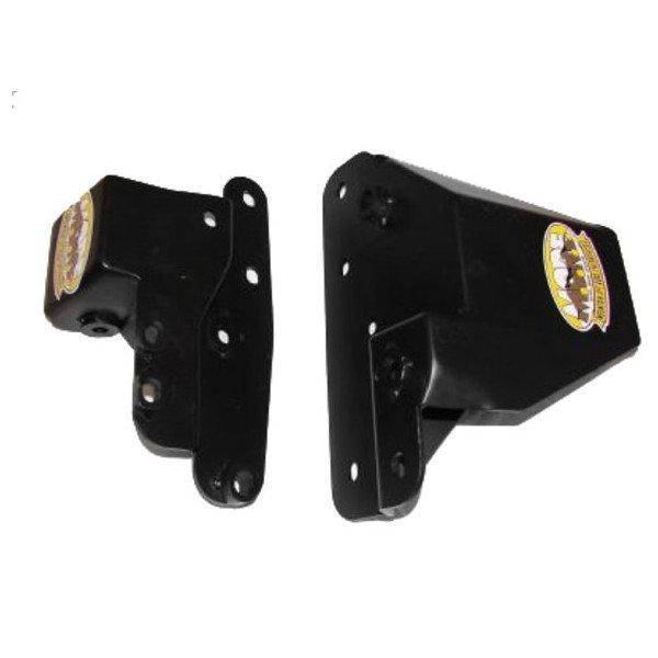 Mountain Off-Road, BombProof Block Brackets in Bare Steel, for 91-01 Jeep Cherokee XJ with 4.0L Mountain Off-Road, BombProof Block Brackets in Bare Steel, for 91-01 Jeep Cherokee XJ with 4.0L