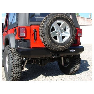 Mountain Off-Road, Rear Bumper in Black, for 07-18 Jeep Wrangler JK Mountain Off-Road, Rear Bumper in Black, for 07-18 Jeep Wrangler JK