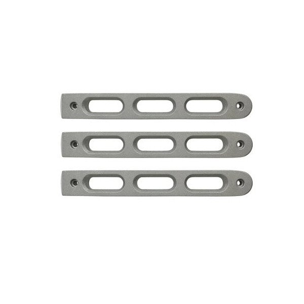DV8 Offroad, Slots Door & Tailgate Handle Inserts, Silver, for 07-18 Jeep Wrangler JK 2 Door