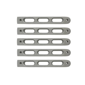 DV8 Offroad, Slots Door & Tailgate Handle Inserts, Silver, for 07-18 Jeep Wrangler Unlimited JK 4 Door