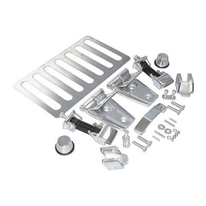 Crown Automotive, Stainless Steel Hood Set, for 07-18 Jeep Wrangler JK