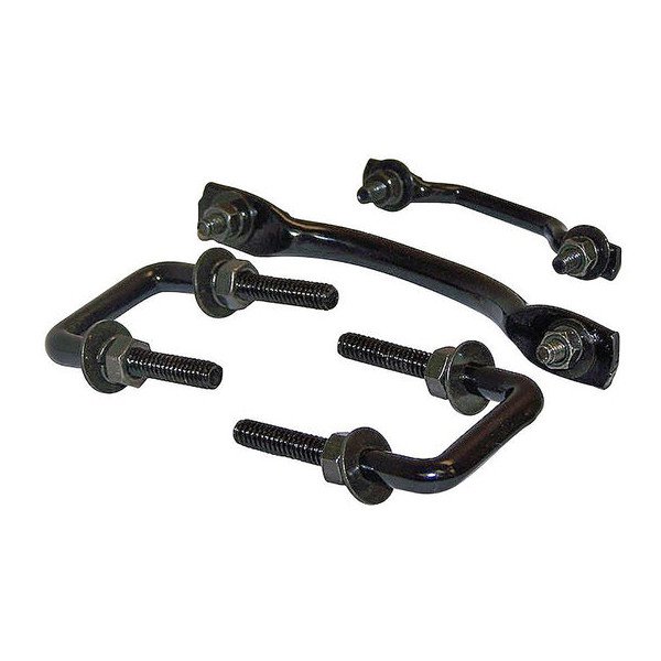 Windshield Hold-Down Set, Black