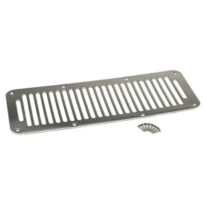 Kentrol, Polished Stainless Steel Hood Vent, for 87-95 Jeep Wrangler YJ