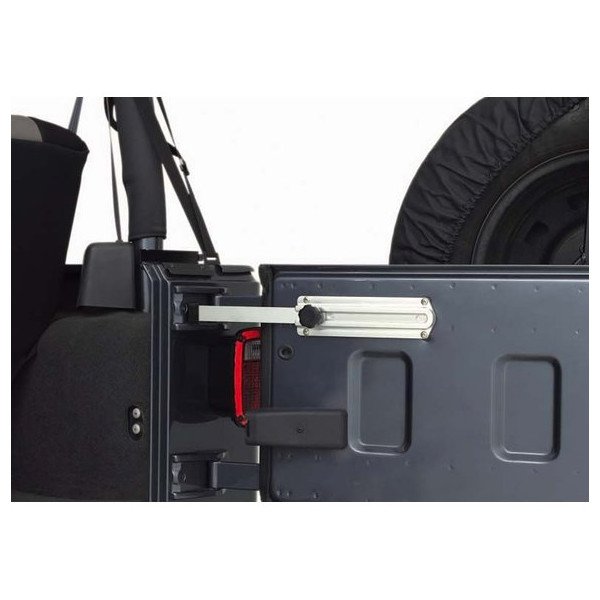 Rugged Ridge, Aluminum Tailgate Stop, for 87-10 Jeep Wrangler YJ, TJ, JK* & Unlimited Rugged Ridge, Aluminum Tailgate Stop, for 87-10 Jeep Wrangler YJ, TJ, JK* & Unlimited
