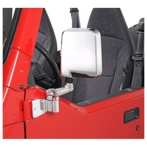 Rampage Products, Mirrors in Chrome, for 87-06 Jeep Wrangler YJ, TJ & Unlimited
