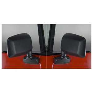 OMIX, Replacement Mirror Kit, for 87-95 Jeep Wrangler YJ with Full Steel Doors