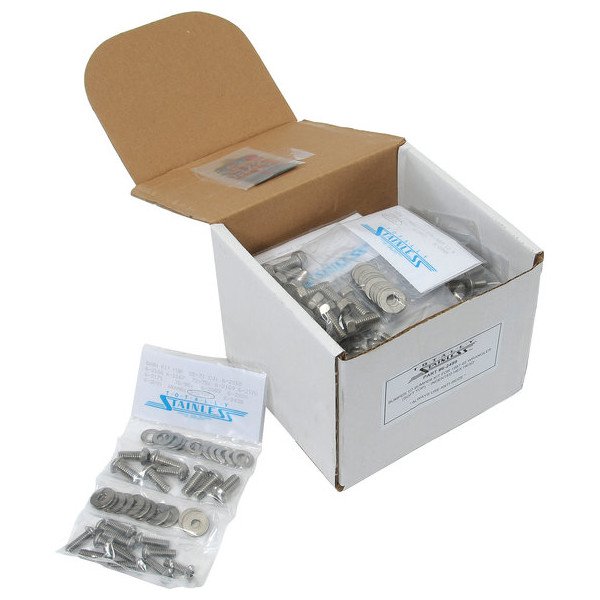 Totally Stainless, Body Hardware Kit, for 87-95 Jeep Wrangler YJ with Soft Top Totally Stainless, Body Hardware Kit, for 87-95 Jeep Wrangler YJ with Soft Top