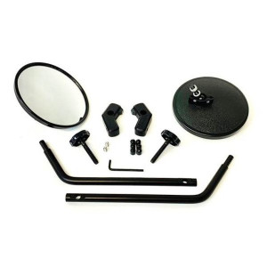 Lange Originals, Black Quick Mirror, for 97-06 Jeep Wrangler TJ and Unlimited