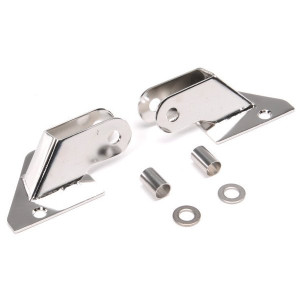 OMIX, Mirror Movers in Stainless, for 87-95 Jeep Wrangler YJ
