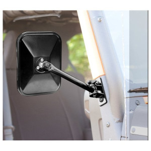 Rugged Ridge, Rectangular Quick Mirror, for 97-18 Jeep TJ & JK