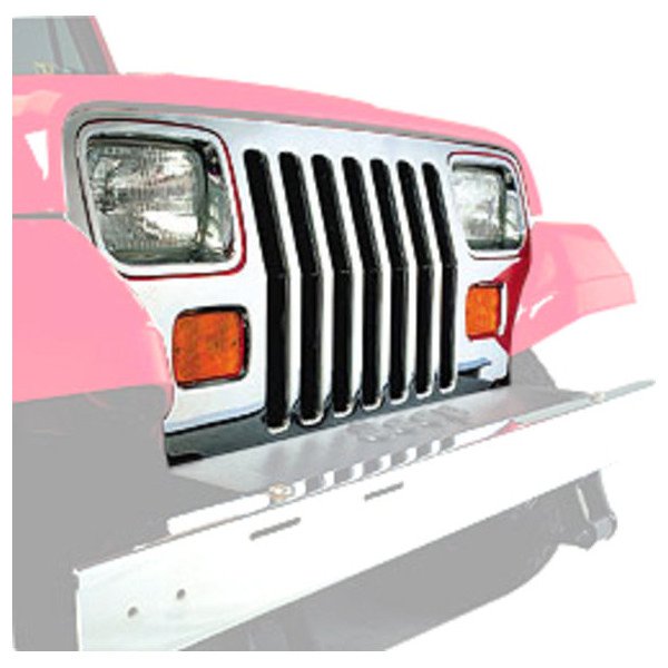 Mopar, Grille Overlay in Chrome, for 87-95 Jeep Wrangler Mopar, Grille Overlay in Chrome, for 87-95 Jeep Wrangler