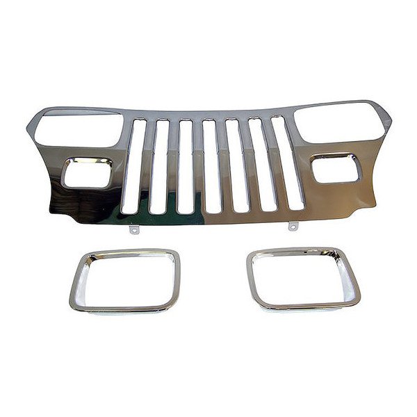 Stainless Steel Grille Overlay Kit Stainless Steel Grille Overlay Kit