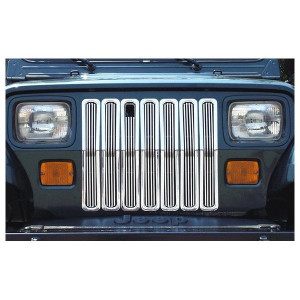 Rugged Ridge, EZ Install Billet Grille Inserts, for 87-95 Jeep Wrangler YJ