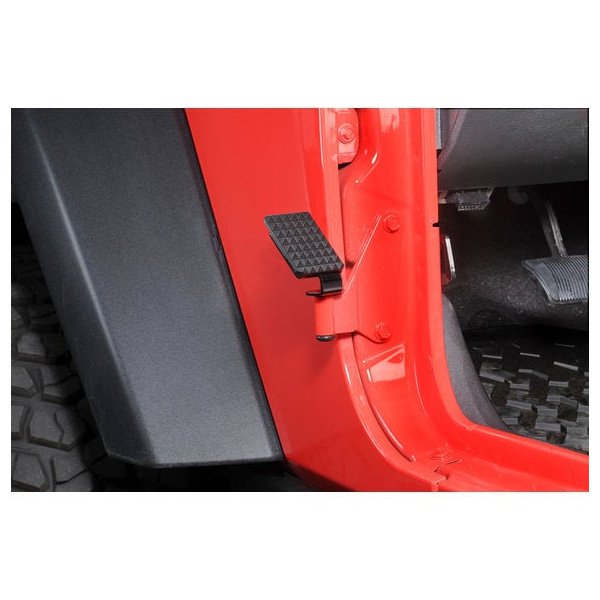 Drivers Side Foot Rest, Black