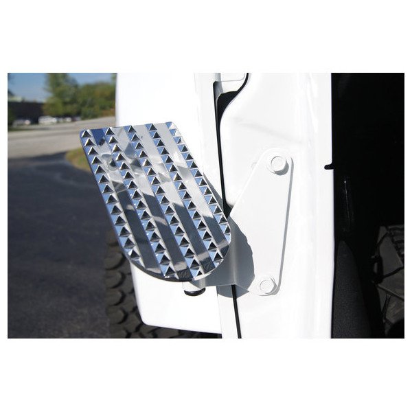 RealWheels, Drivers Side XL Foot Rest, Billet Aluminum, for 07-18 Jeep Wrangler JK RealWheels, Drivers Side XL Foot Rest, Billet Aluminum, for 07-18 Jeep Wrangler JK