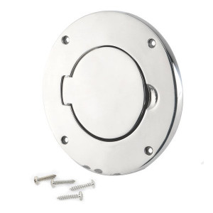 Kentrol, Stainless Steel Gas Hatch Cover, for 97-06 Jeep Wrangler TJ Kentrol, Stainless Steel Gas Hatch Cover, for 97-06 Jeep Wrangler TJ