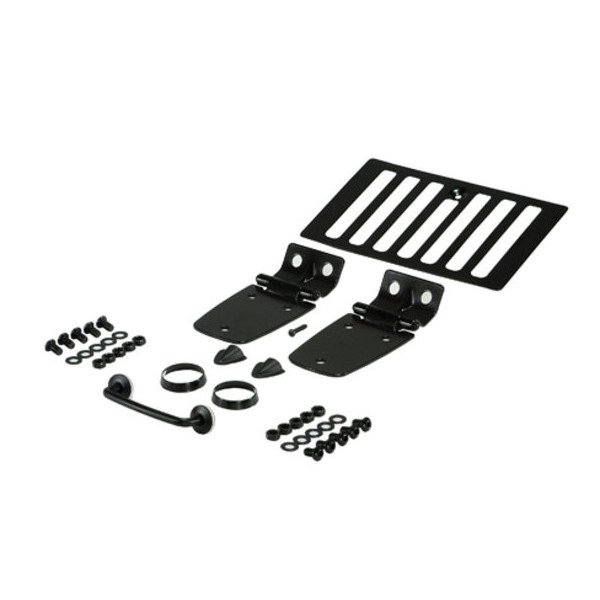 OMIX, OE Hood Set in Black, for 98-06 Jeep Wrangler TJ