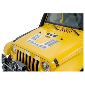 HyLine OffRoad, Louvered Hood Panel Kit, for 07-13 Jeep Wrangler JK