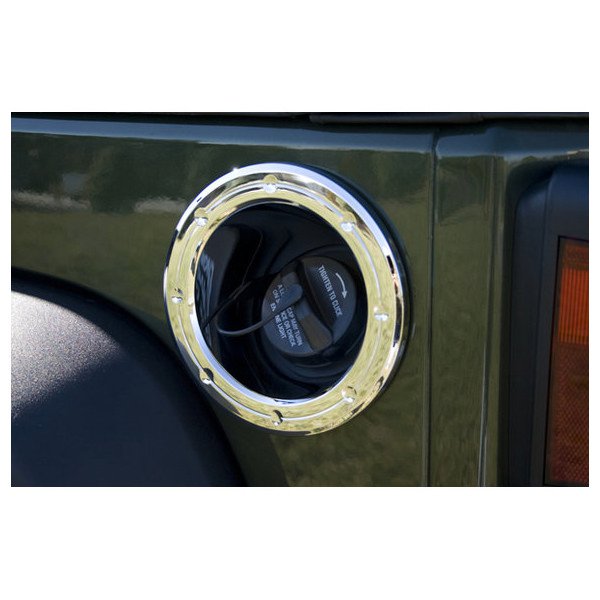 Rugged Ridge, Chrome Fuel Cover, for 07-18 Jeep Wrangler JK Rugged Ridge, Chrome Fuel Cover, for 07-18 Jeep Wrangler JK