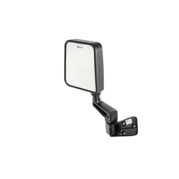 Quadratec, 88-02 Style Replacement Driver Side Mirror, Black, for for 87-18 Jeep Wrangler YJ, TJ, TJ Unlimited, JK & JK Unlimited Tube Doors