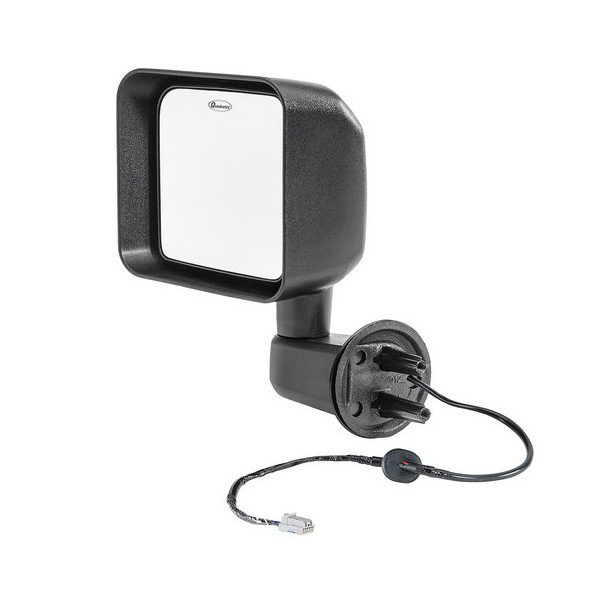 Power Mirror in Black, Driver Side
