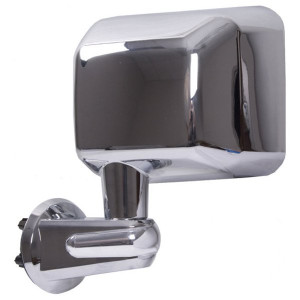 Rugged Ridge, Chrome Driver Side Replacement Mirror, for 07-18 Jeep Wrangler JK