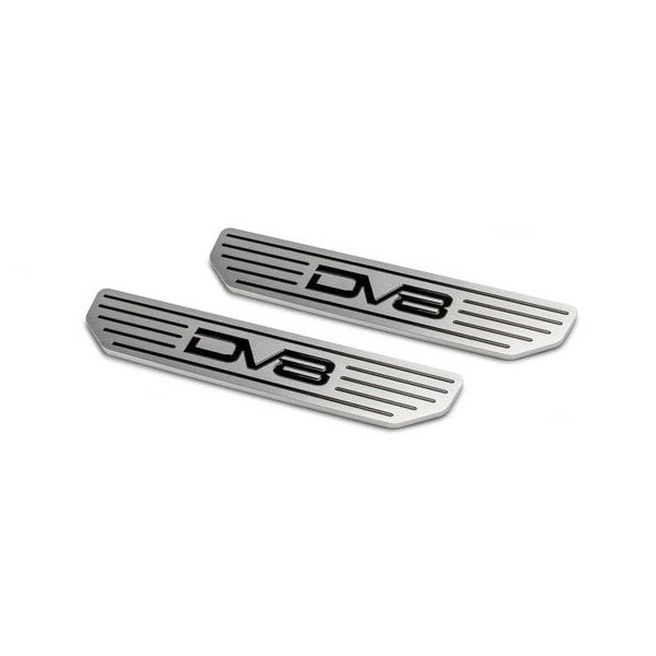 DV8 Offroad, Rear Sill Plates with DV8 Logo, for 18-23 Jeep Wrangler JL Unlimited & Gladiator JT