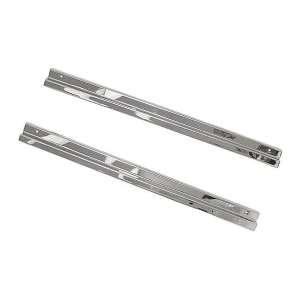 Crown Automotive, Stainless Steel Entry Guard Set, in Black Powder Coated Finish for 97-06 Jeep Wrangler TJ and Unlimited Crown Automotive - 13113-0201