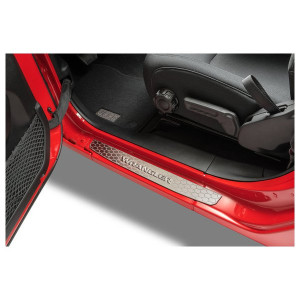 Mopar, Stainless Steel Door Sill Guards, for 18-23 Jeep Wrangler JL