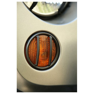 Rugged Ridge, Euro Turn Signal Guards in Textured Black, for 07-18 Jeep Wrangler JK