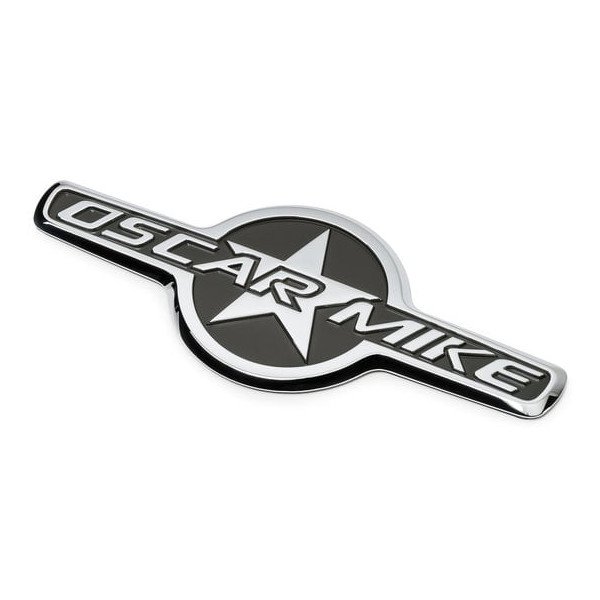 Mopar, "Oscar Mike" Badge, for Jeep Vehicles