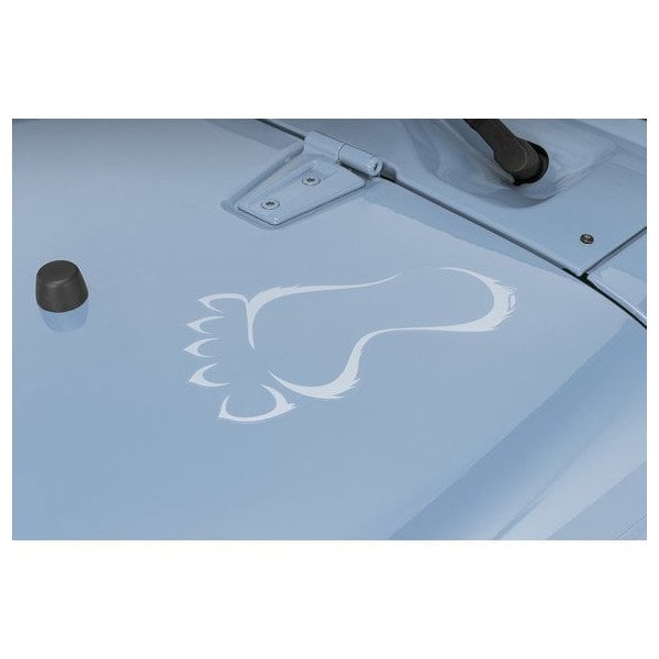 Mopar, "Footprint" Hood Decal, for Jeep Vehicles