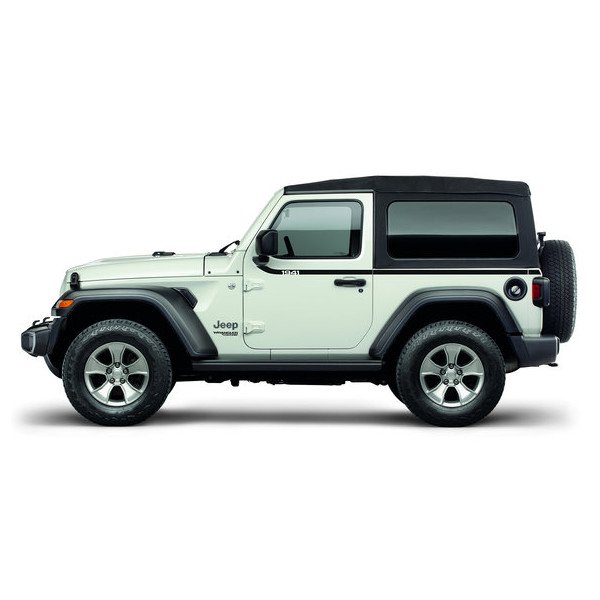 Mopar, "1941" Swoosh Side Decal, for 18-23 Jeep Wrangler JL Mopar, "1941" Swoosh Side Decal, for 18-23 Jeep Wrangler JL