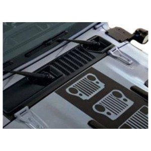 Mopar, Heritage Grilles Hood Decal, for 18-23 Jeep Wrangler JL and Gladiator JT Rubicon