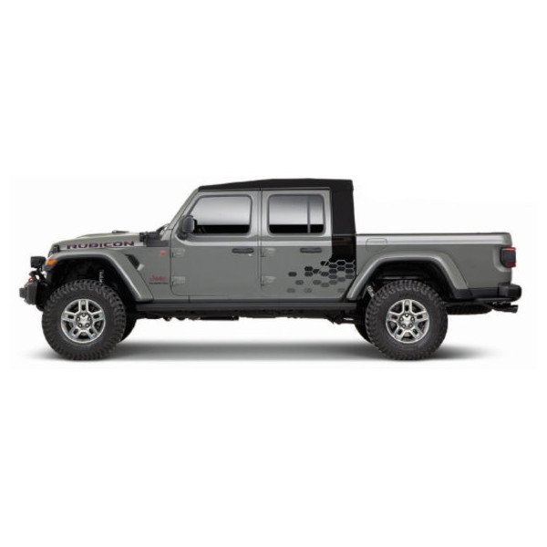 Mopar, Hexagon Body Side Graphic, for 20-23 Jeep Gladiator JT Mopar, Hexagon Body Side Graphic, for 20-23 Jeep Gladiator JT