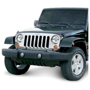 OMIX, Chrome Grille Overlay, for 07-18 Jeep Wrangler JK