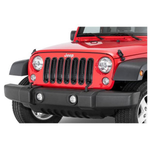 Black Perforated Mesh Grille Inserts
