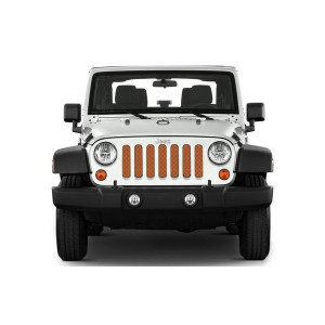 Solid Color Grille Insert, Amber Fire Solid Color Grille Insert, Amber Fire
