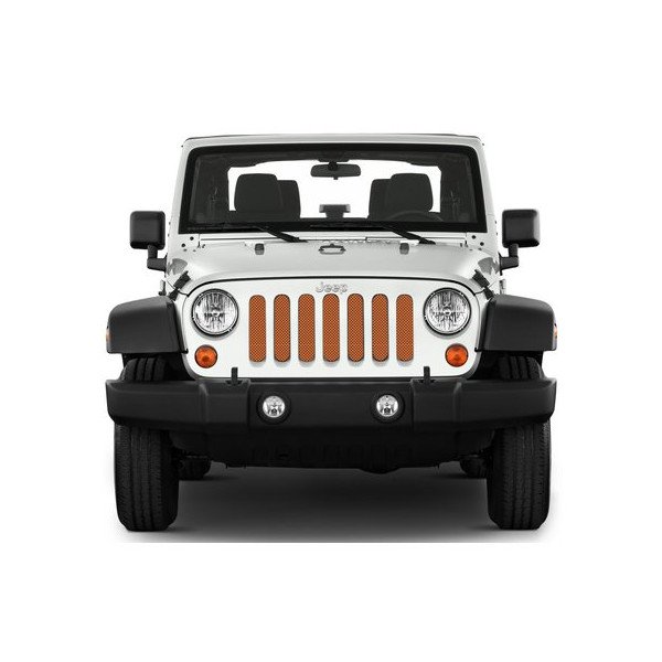 Solid Color Grille Insert, Amber Fire
