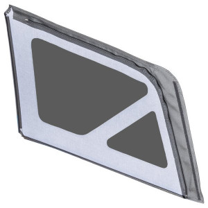 Mopar, Passenger Side Tinted Quarter Window in Black Diamond, for 07-10 Jeep Wrangler JK 2 Door