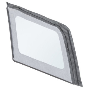 Mopar, Passenger Side Clear Quarter Window in Black Diamond, for 07-09 Jeep Wrangler JK Unlimited