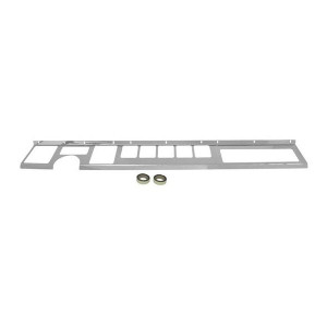 Crown Automotive, Stainless Steel Dash Overlay Kit, for 87-95 Jeep Wrangler YJ