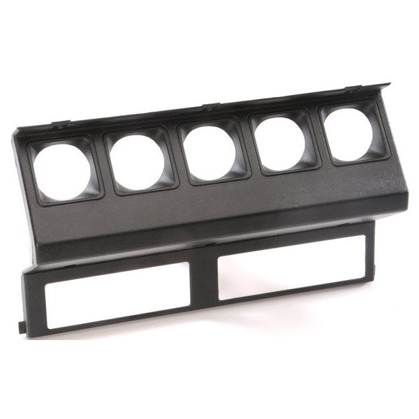 Center Dash Gauge Panel, Black