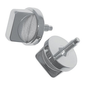 Windshield Knob Set in Chrome