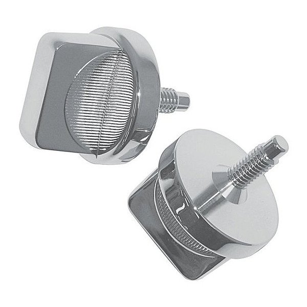 Windshield Knob Set in Chrome