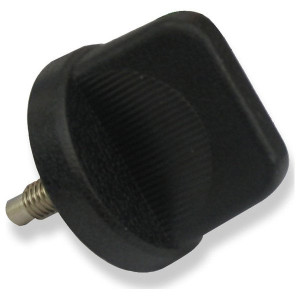 Windshield Bracket Knob in Black Plastic