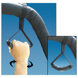 Vertically Driven Products, 360&deg; Grab Handle in Black, Universal