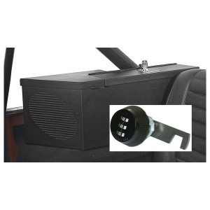Tuffy, Security Speaker Safe in Black, Combination Lock Included, for 80-91 Jeep CJ & Wrangler YJ