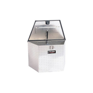 Dee Zee, Lockable Brite-Tread Finish Triangle Trailer Box, Standard Size